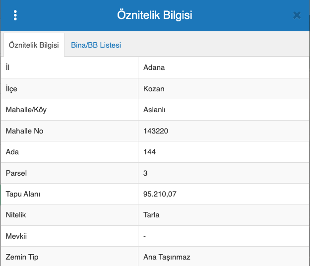 ADANA KOZAN'DA 95.210 M2 SATILIK TARLA
